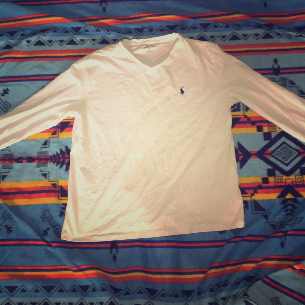 Long sleeve polo shirt